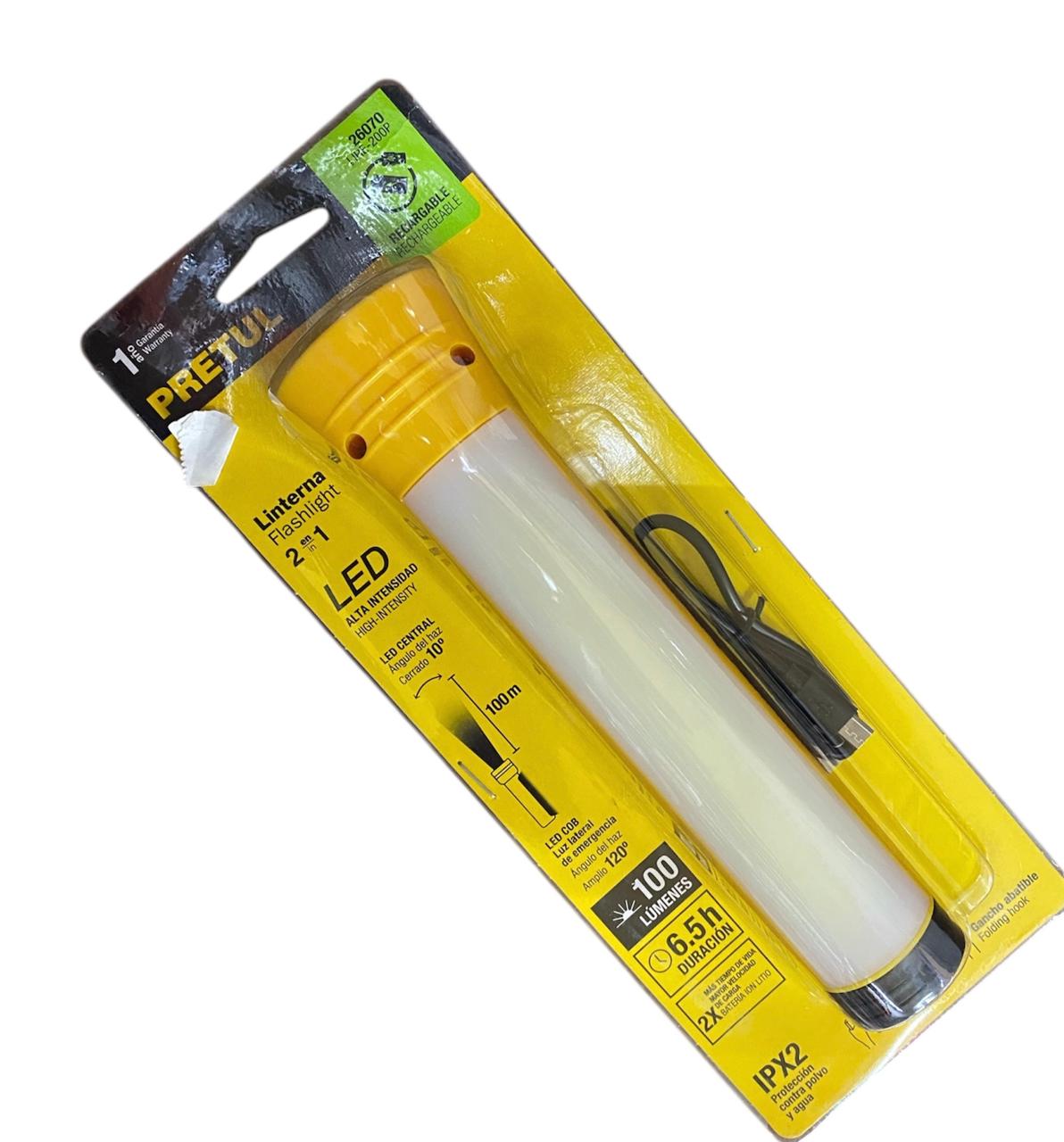 Linterna Led Recargable Grande